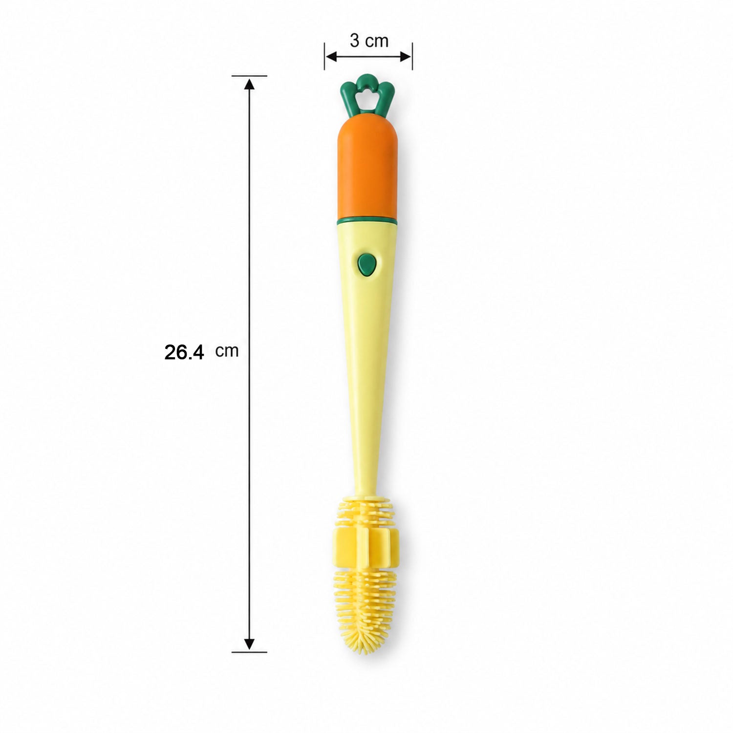 Bottle cleaning brush white bg