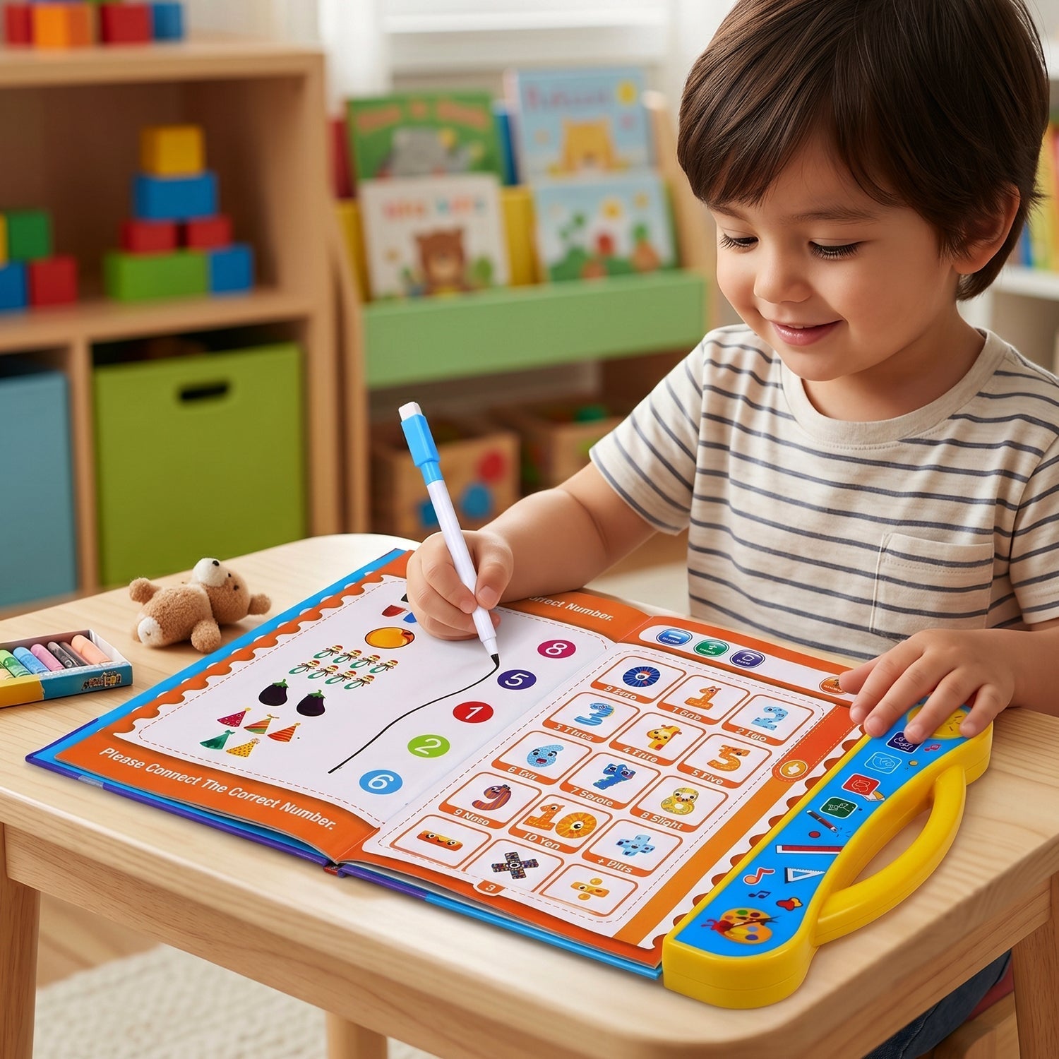 Kids learning book play use