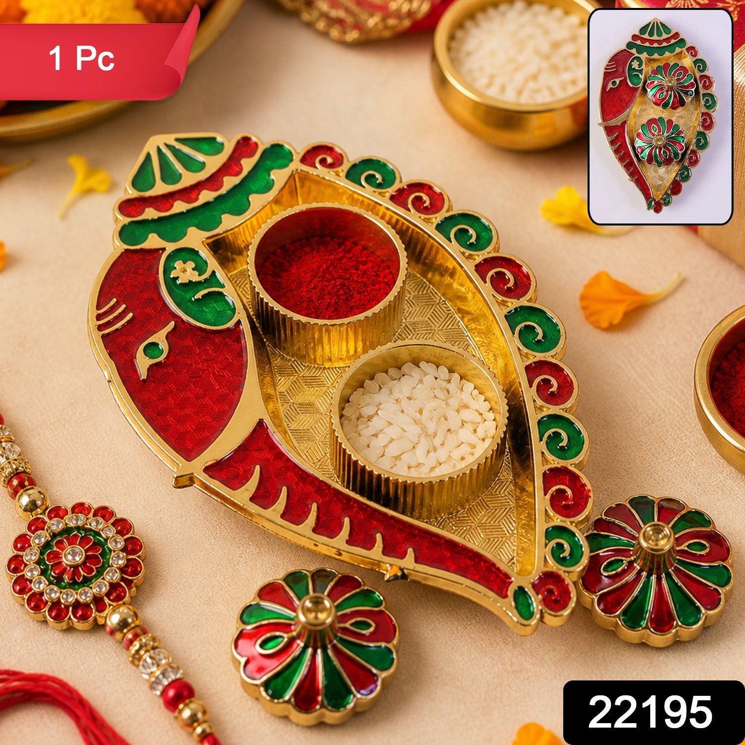 Leaf kankavati holder pack