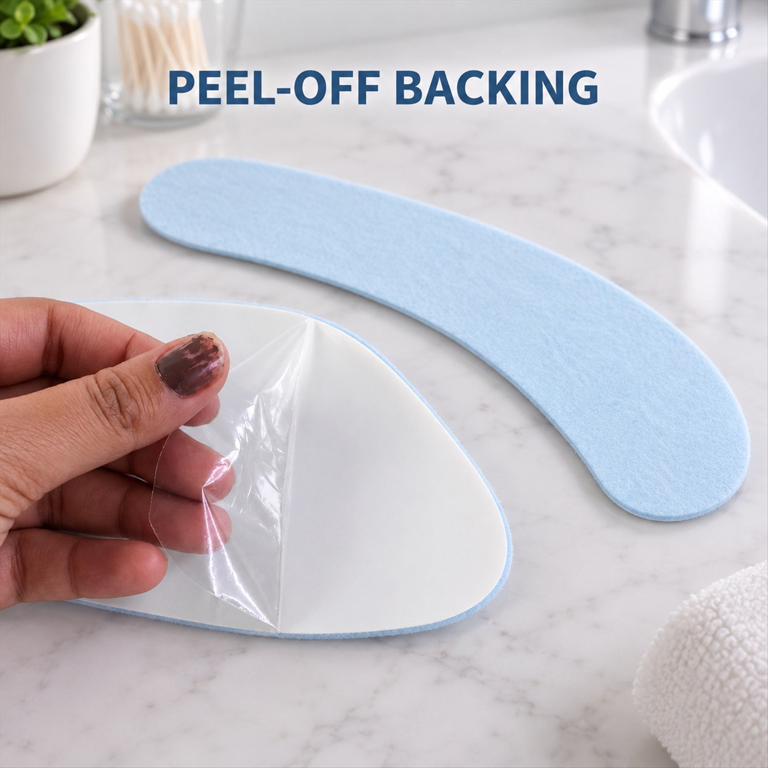 Blue Toilet Seat Cover Pads