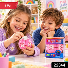 Transforming Spinner Flat Ball Toy with 360 Degree Spin for Kids and Desk Play