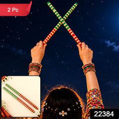 Wooden base Dandiya stick 2 Pc set SKU 22384
