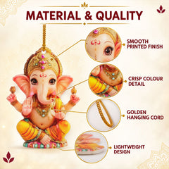 Ganpati hanging design detail