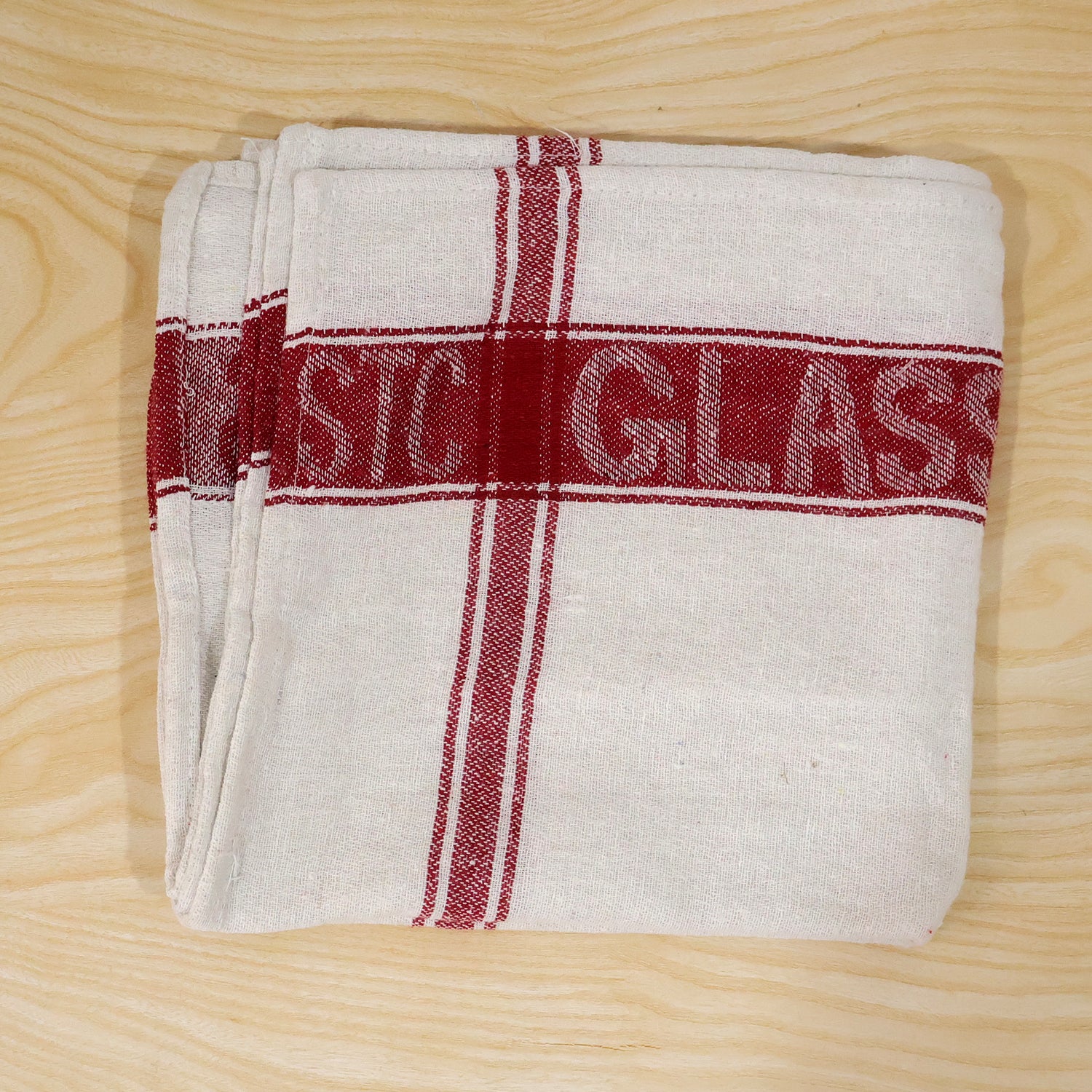 Folded cotton hand towels raw product view