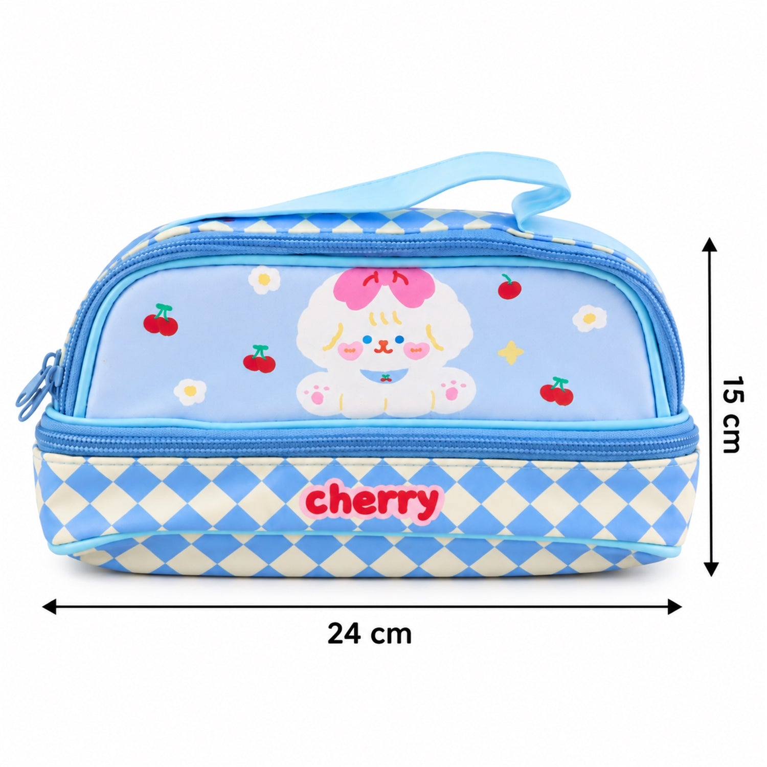 Zipper pouch size 24x15cm