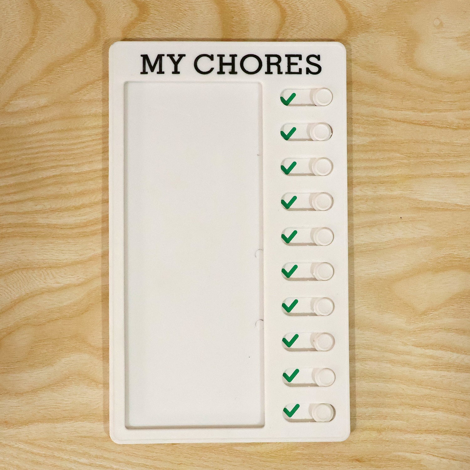 Chores checklist board daily use