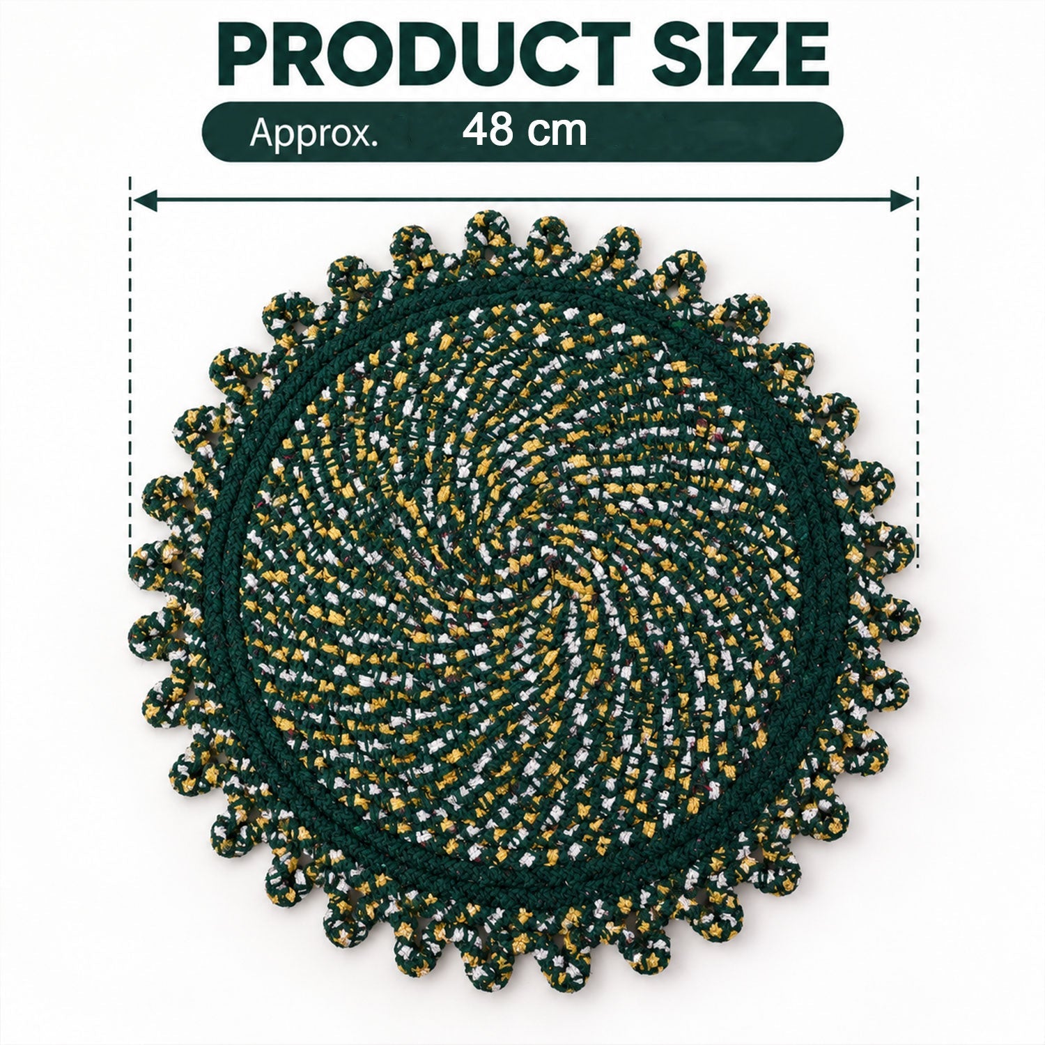 Floor mat size 48x48cm