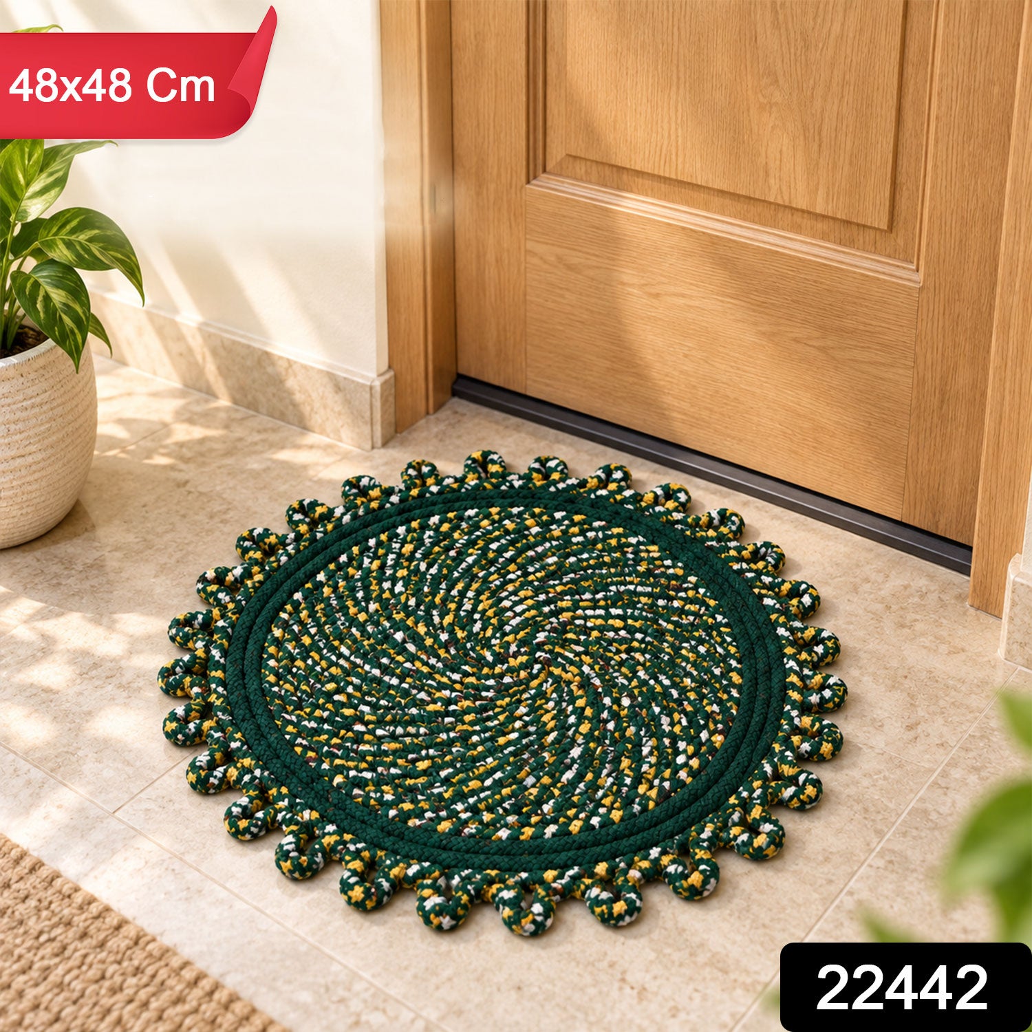 Round floor mat pack