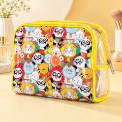 Travel makeup storage pouch