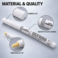 Chalk marker nib detail