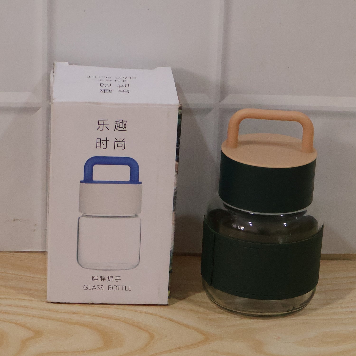Glass water bottle pack box