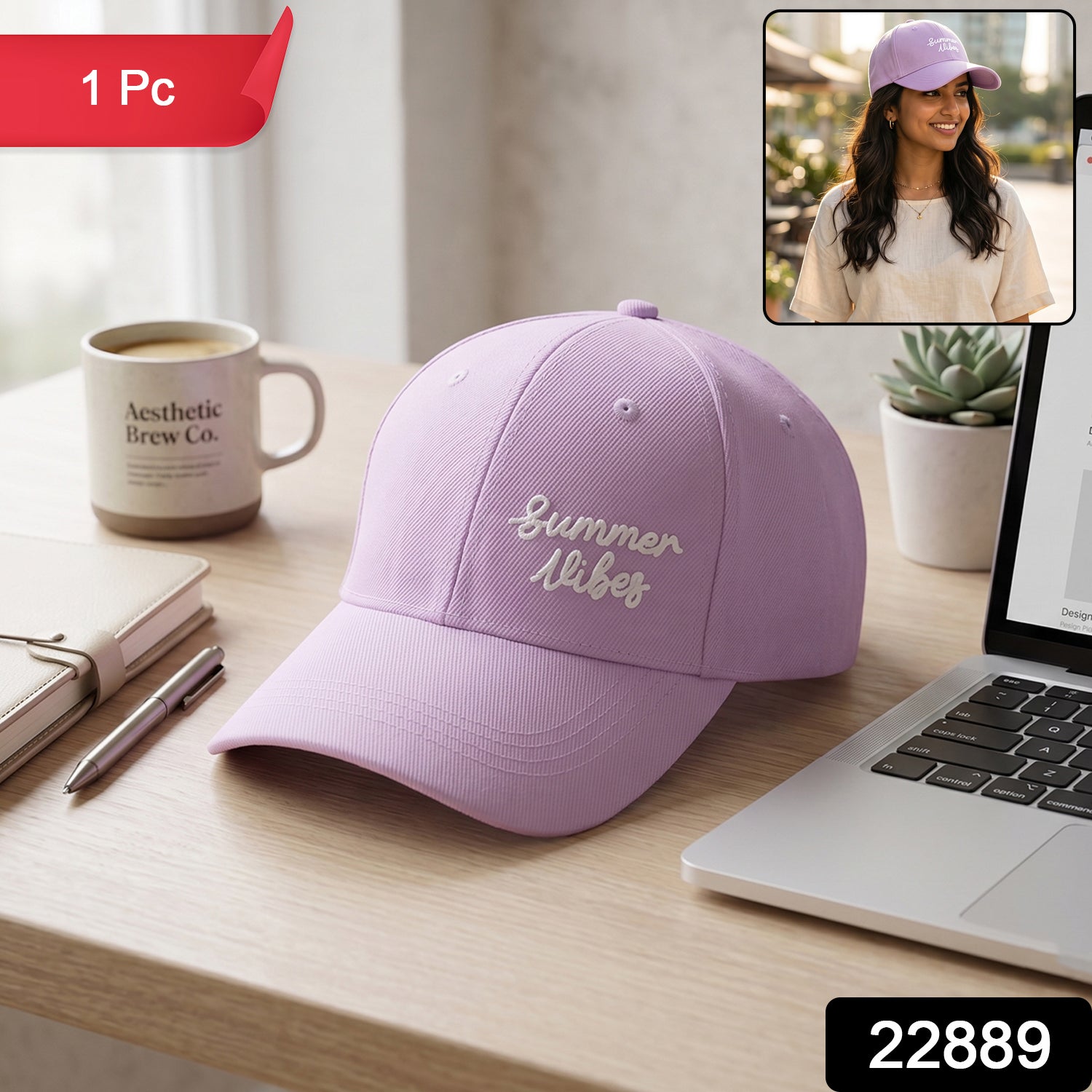 Embroidered baseball cap pack