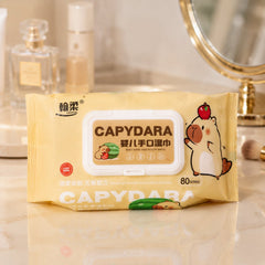 Wet wipes used for hand, face, & baby care