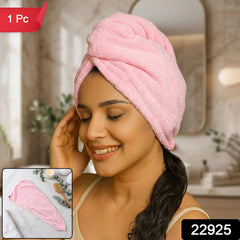 Microfiber hair wrap towel cap SKU 22925