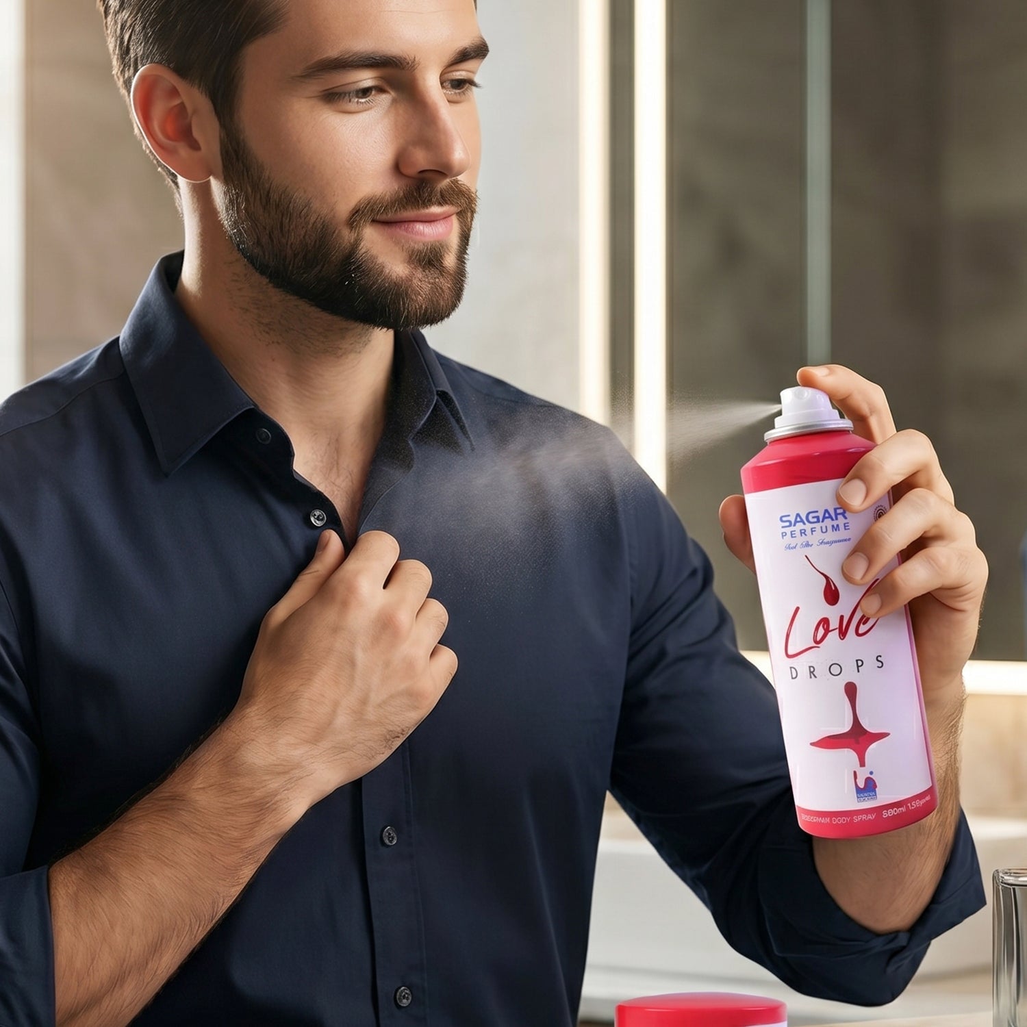 Body spray fragrance use