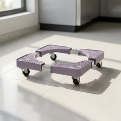 Adjustable stand under a refrigerator
