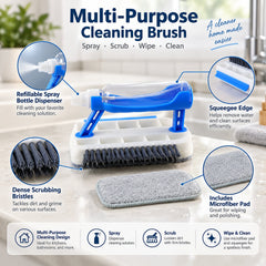 Window glass cleaning brush wiper