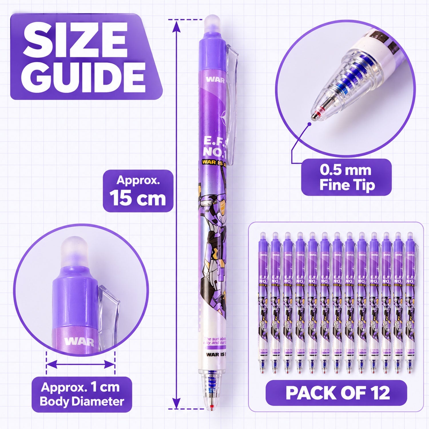 Fine Tip Erasable Pens