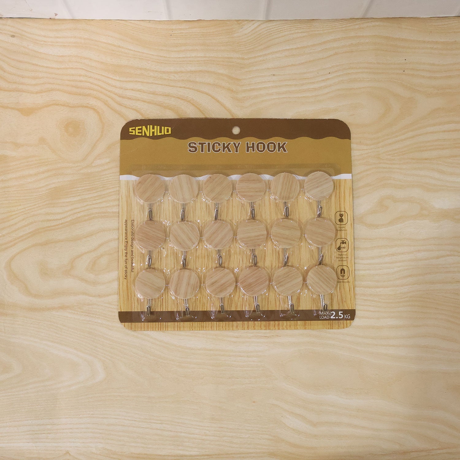 Wall hooks size guide