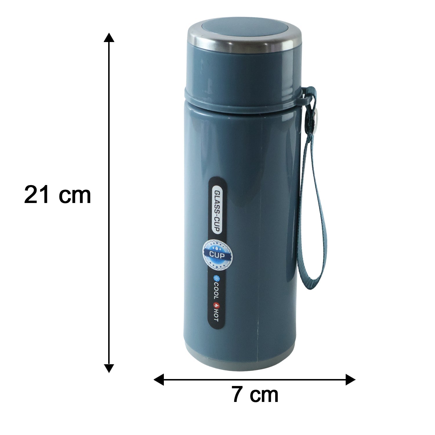 Vacuum insulated water bottle size reference