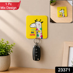 Mix cartoon self adhesive wall hook, 1 piece
