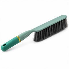 Long handle bed dusting brush - white background