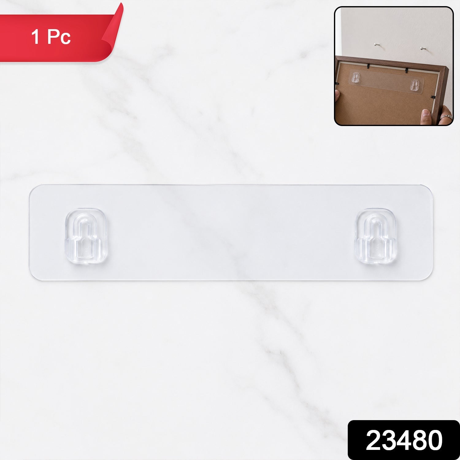 Self stick wall hook pack