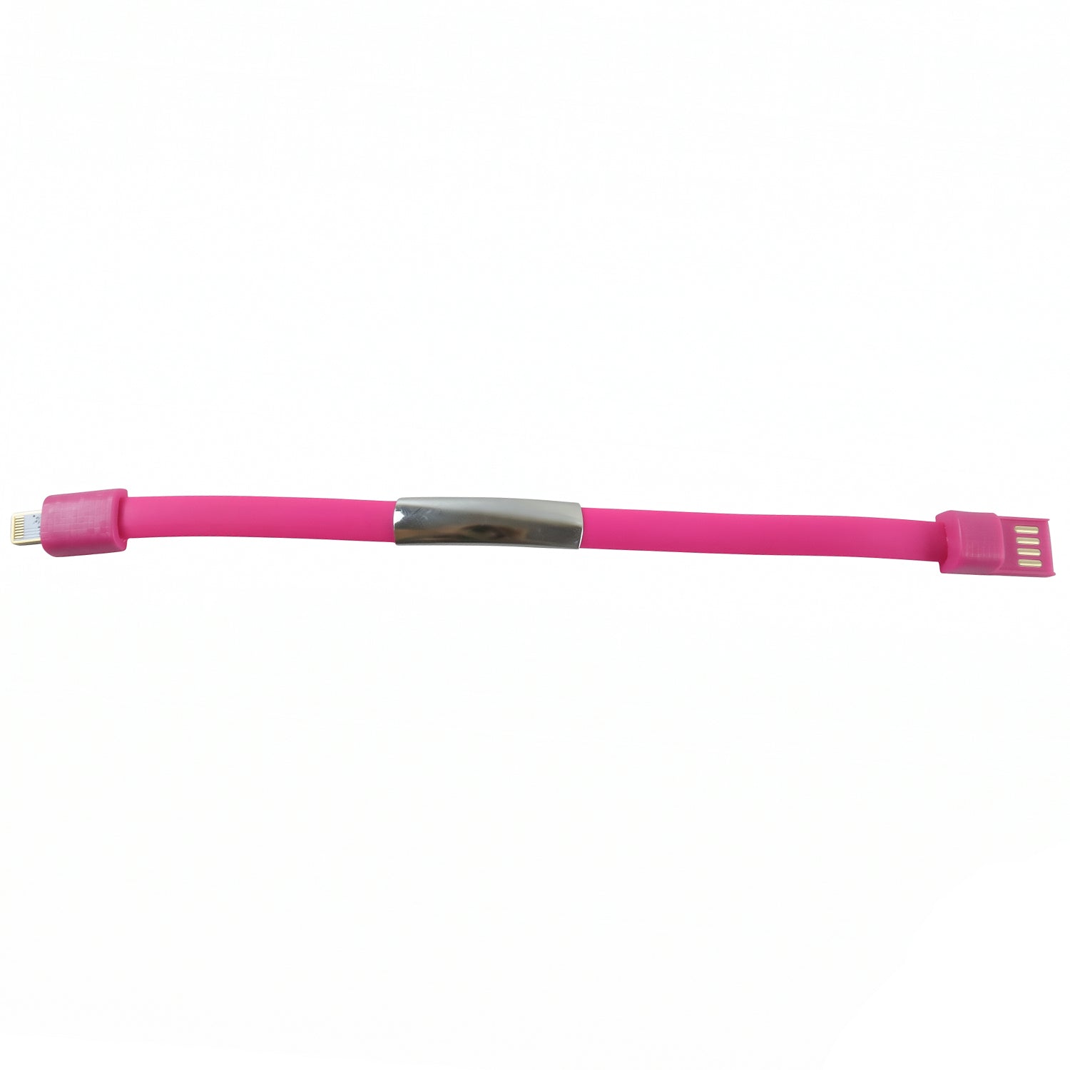 USB to Lightning cable on white background