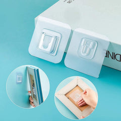 Punch-Free Adhesive Plastic Wall Hook