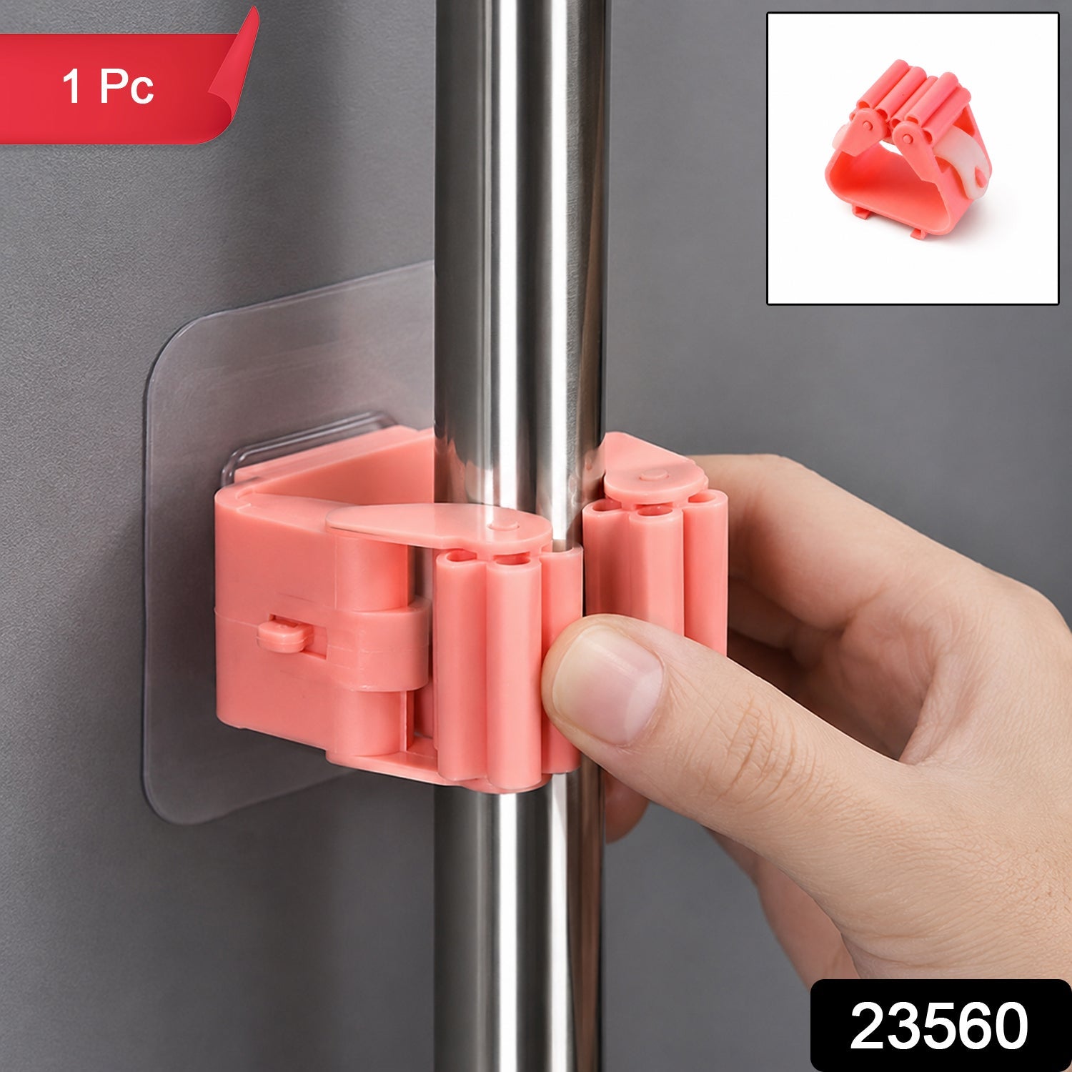 Broom holder clip pack