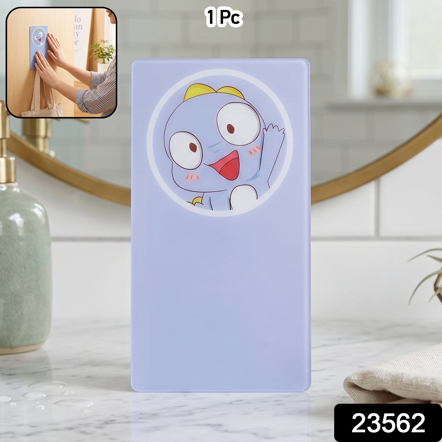 Pack of self stick wall hooks for versatile use