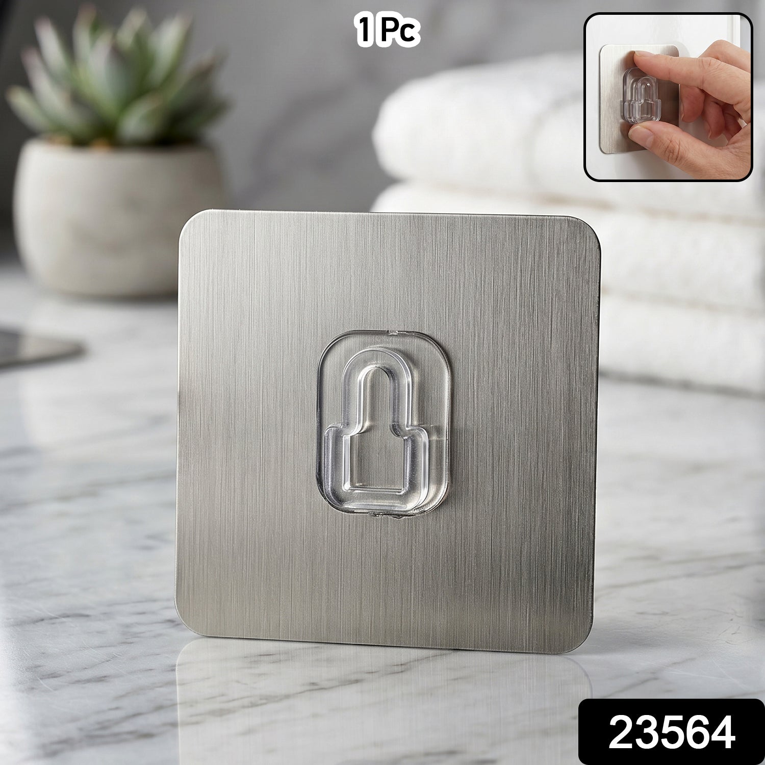 Pack of self stick wall hooks