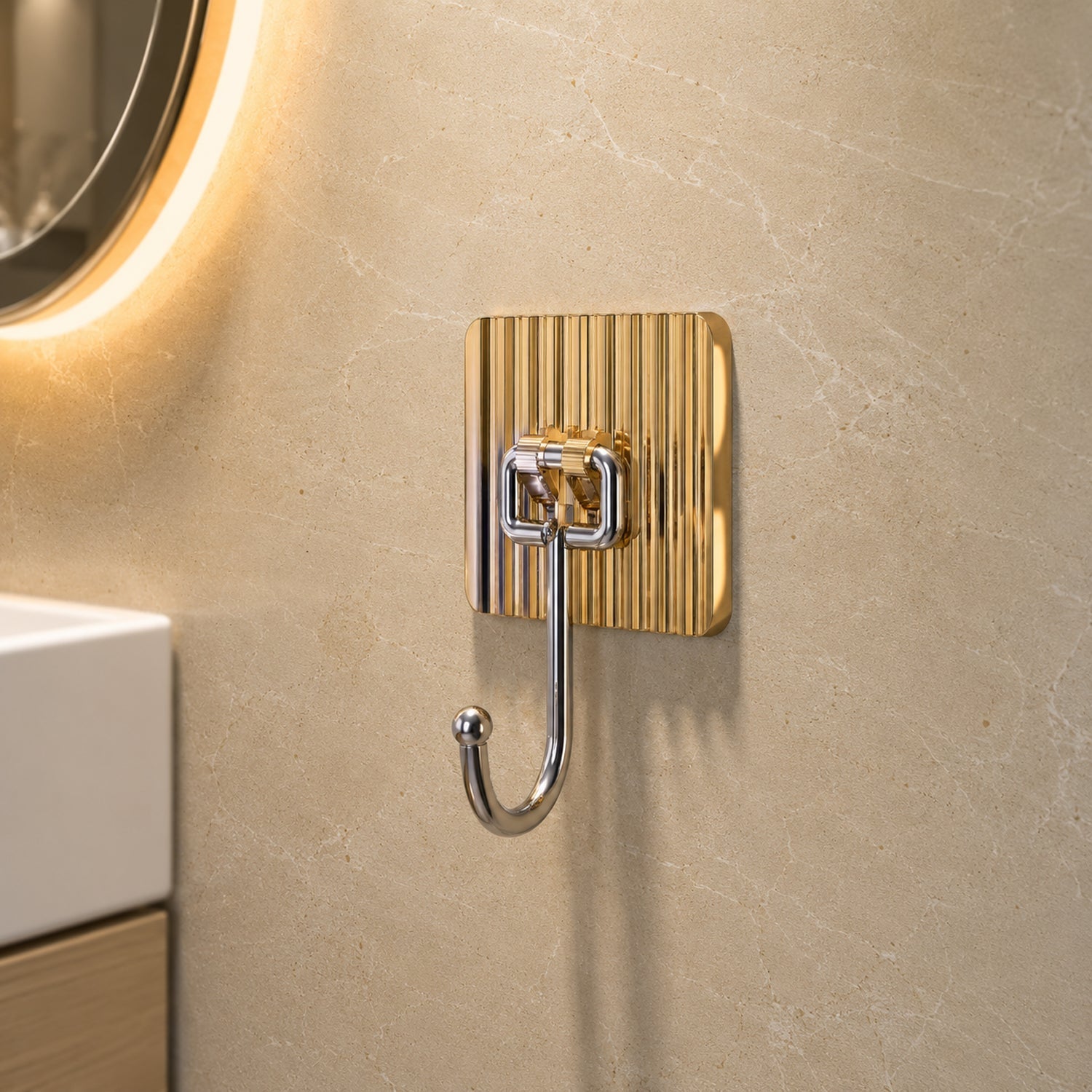 Self adhesive wall hook sticky