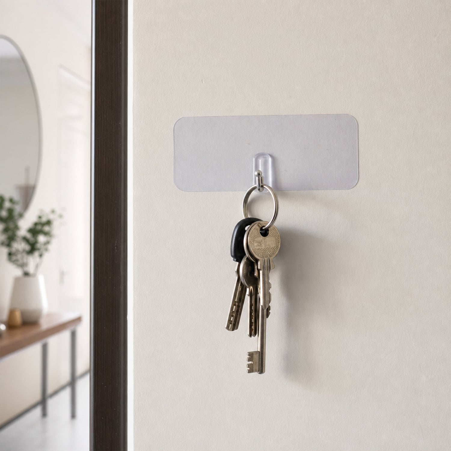 Wall hook keys hanging use