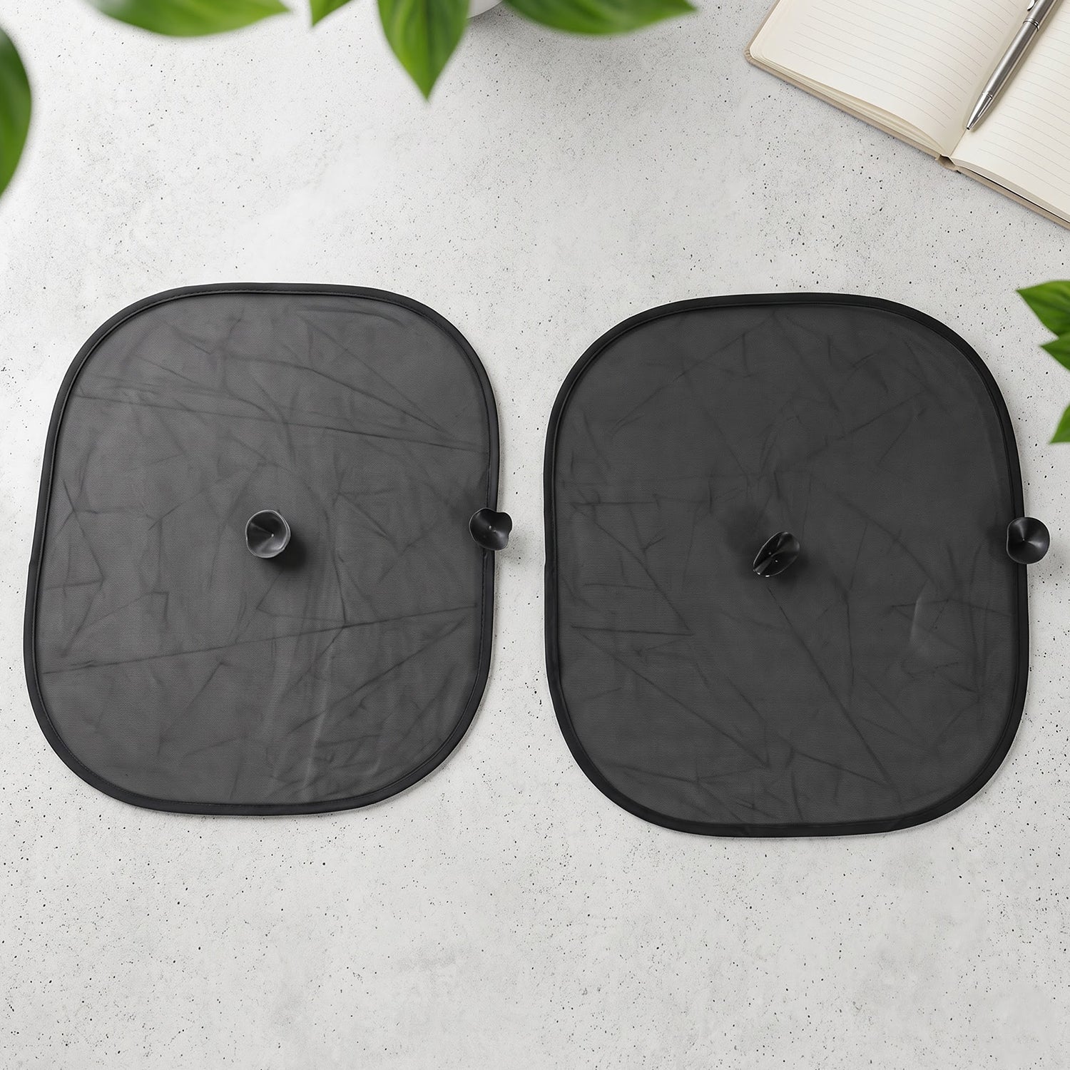Car side window sun shade pair