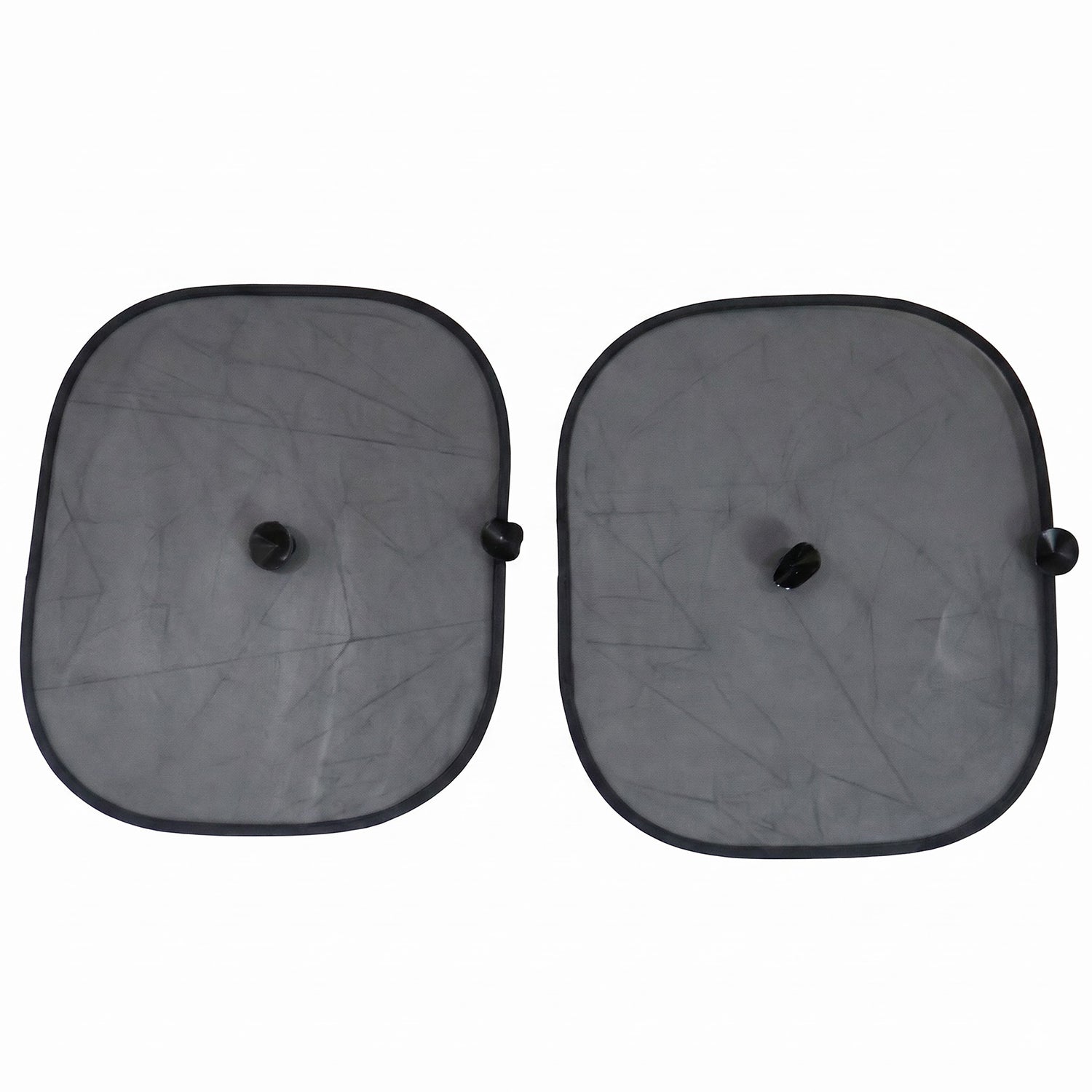 Car sun shade pair on white background