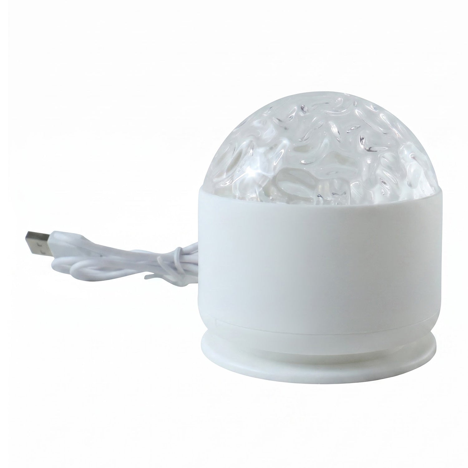 LED starry projector on white background