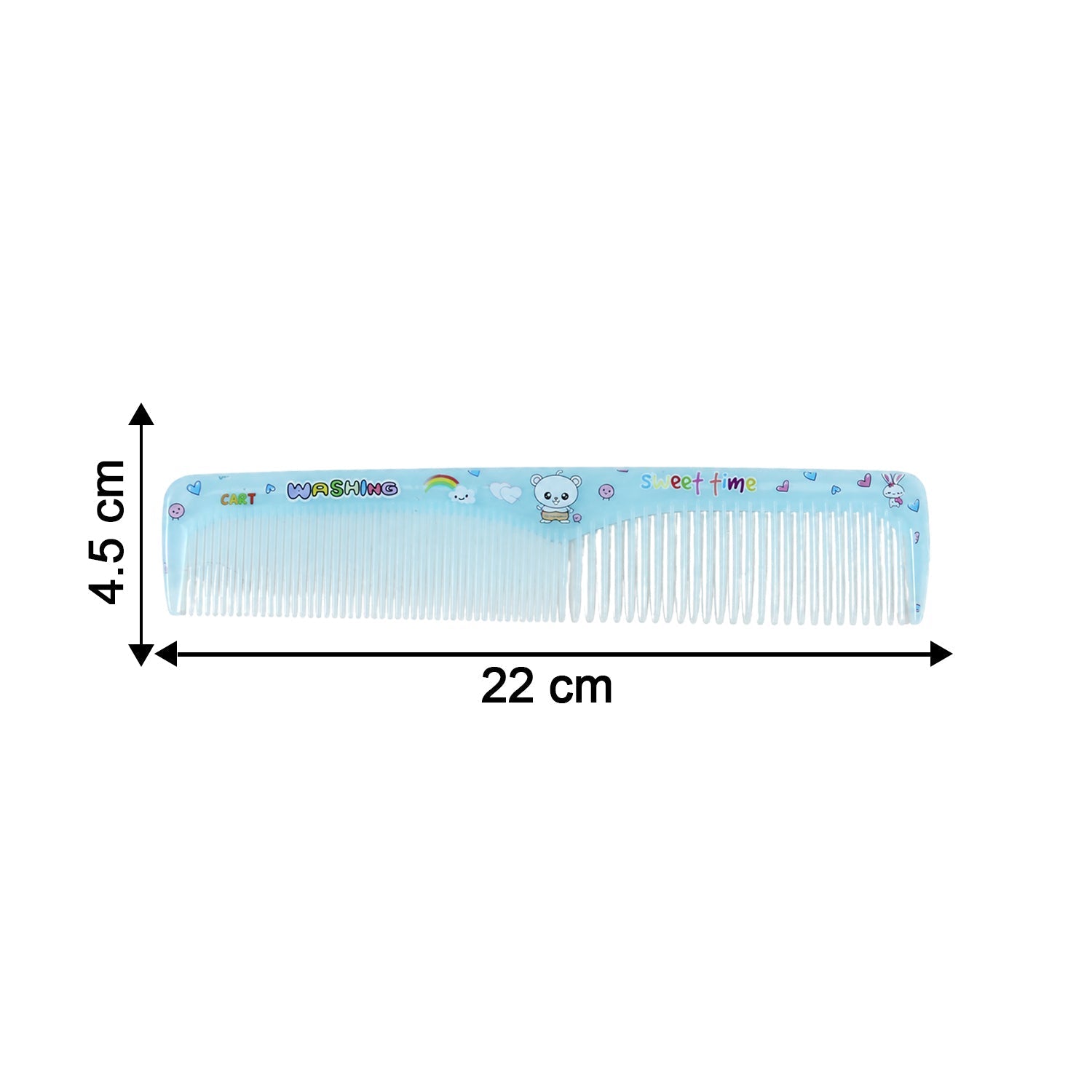 Hair comb size guide