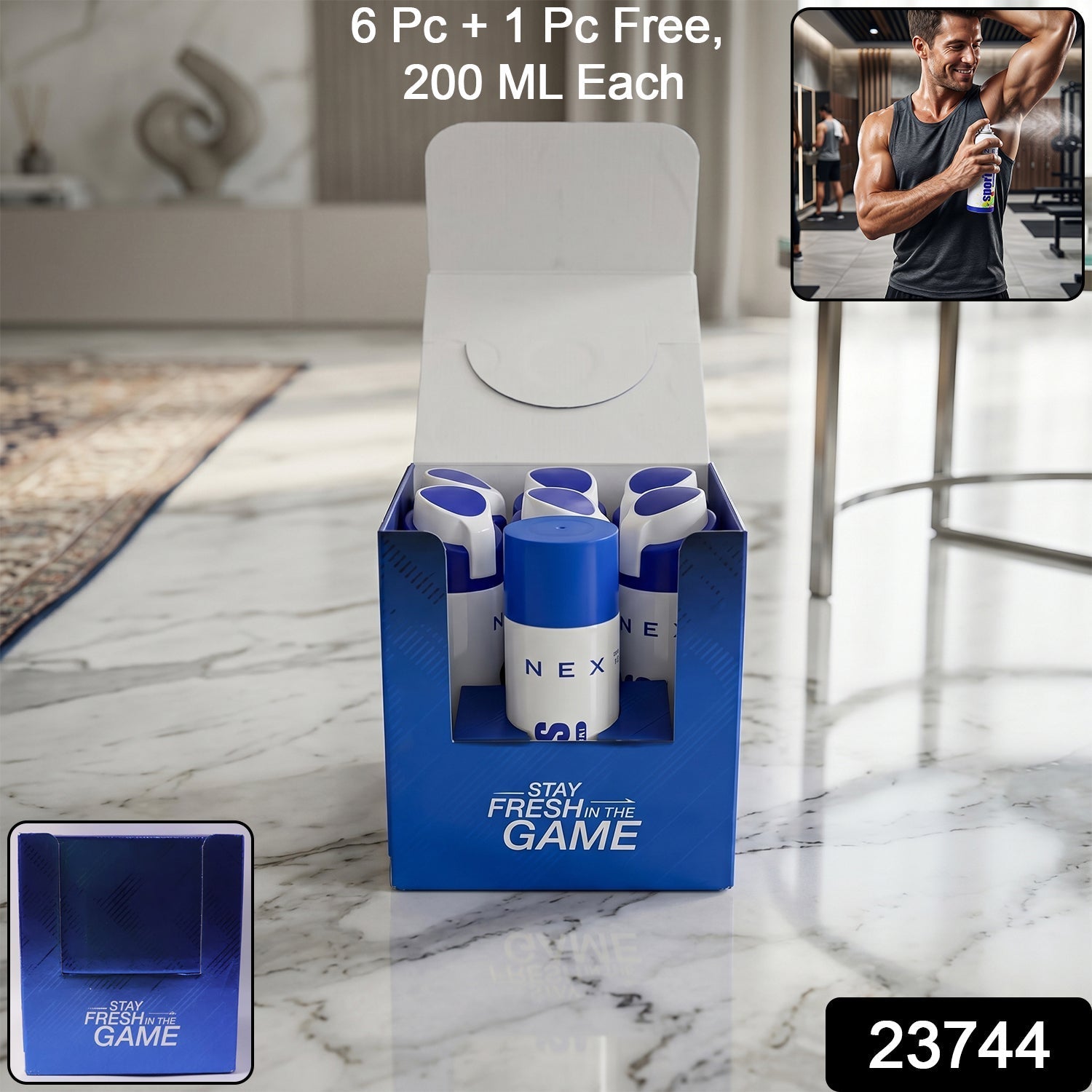 Sport body spray pack 6 free