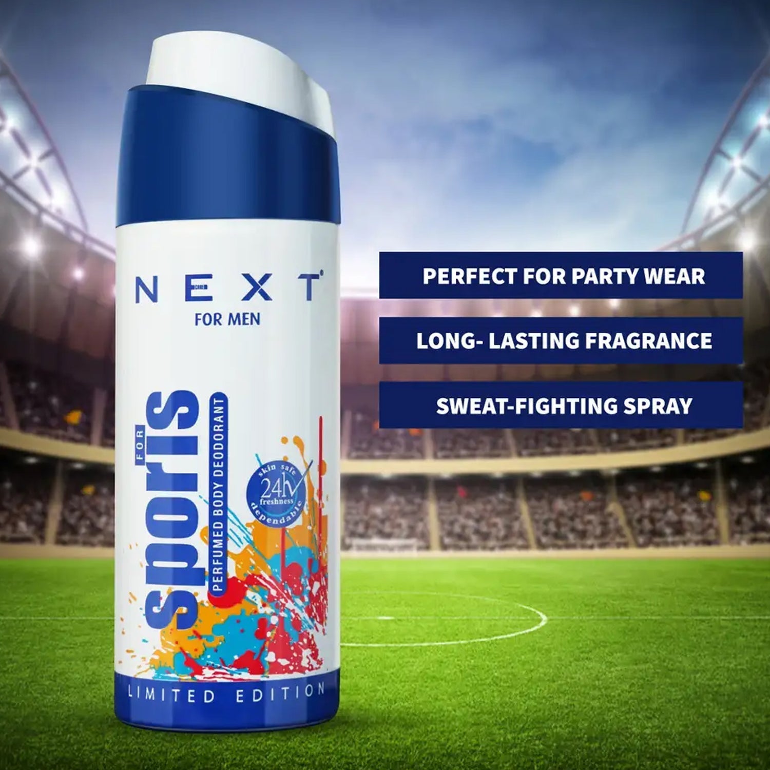 Sport deodorant fragrance spray