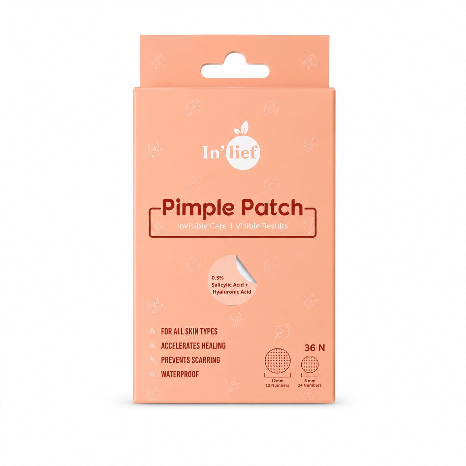 Pimple patch white bg
