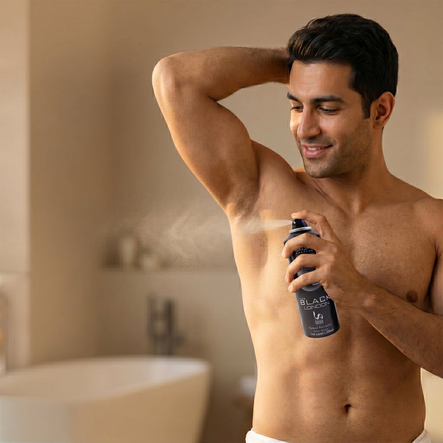 Body spray fragrance use