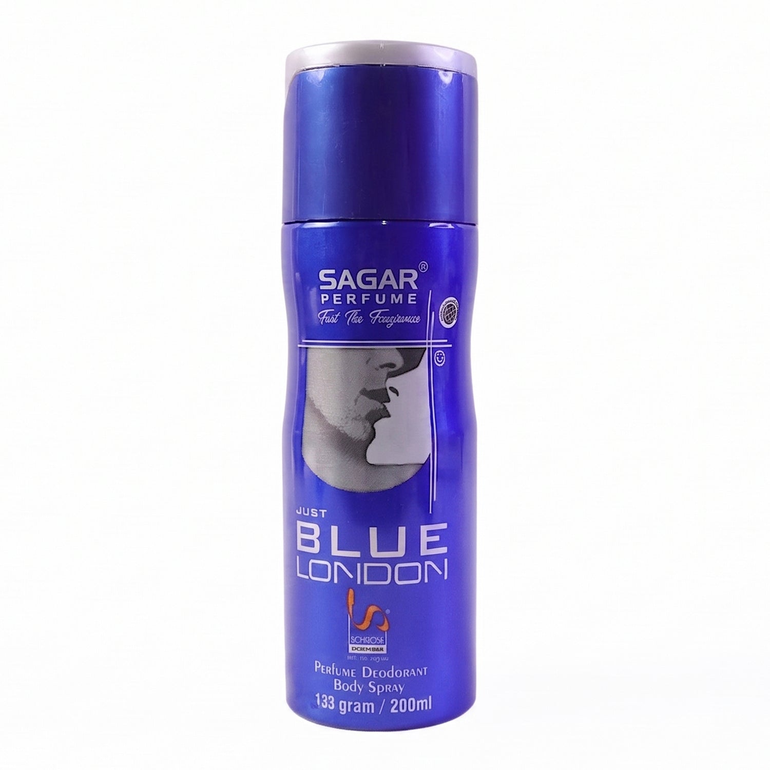 Body spray can white bg