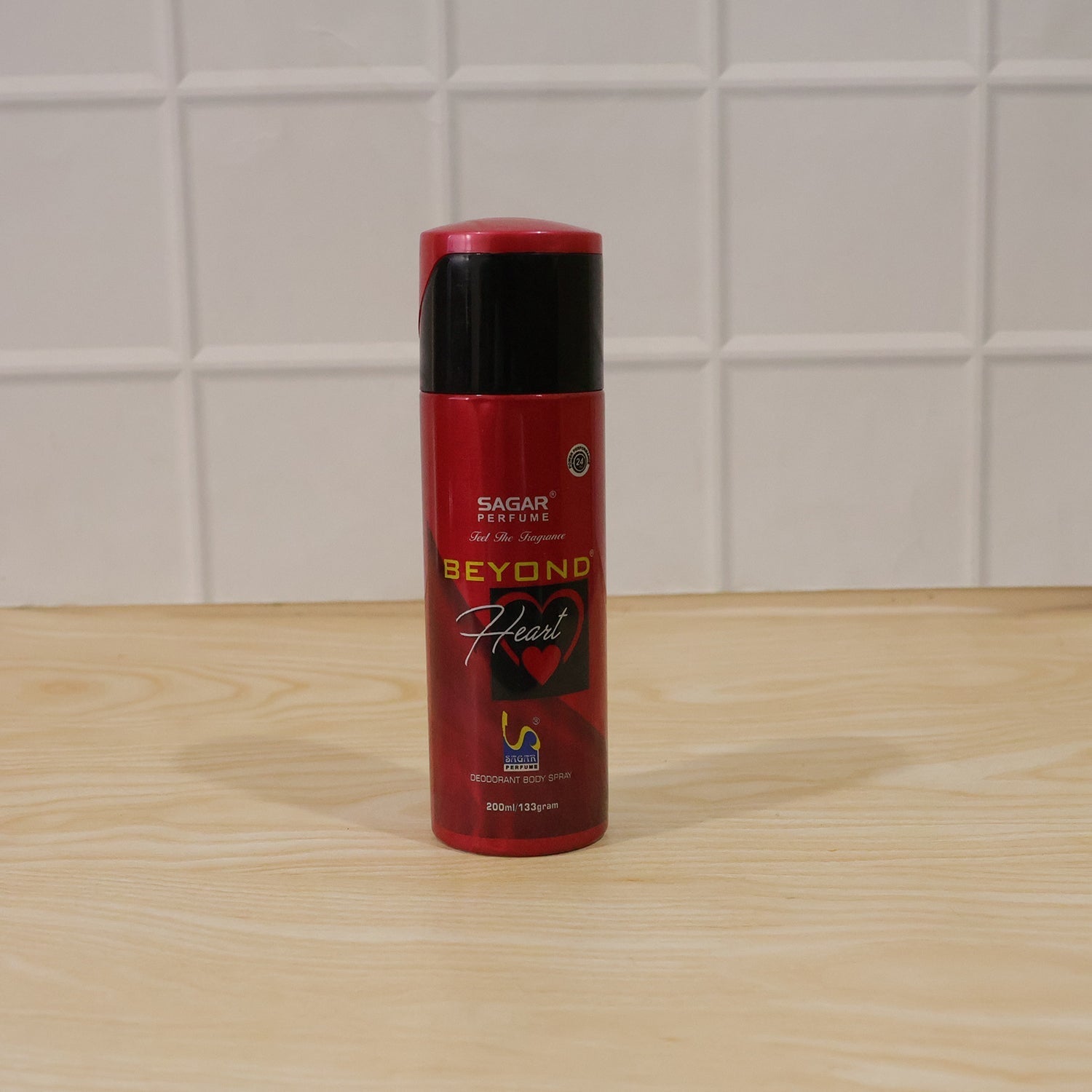 Beyond Heart body spray pack box