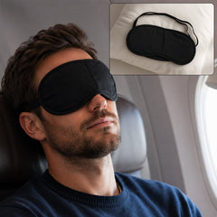 Soft padded sleeping eye mask for comfortable rest - image 1