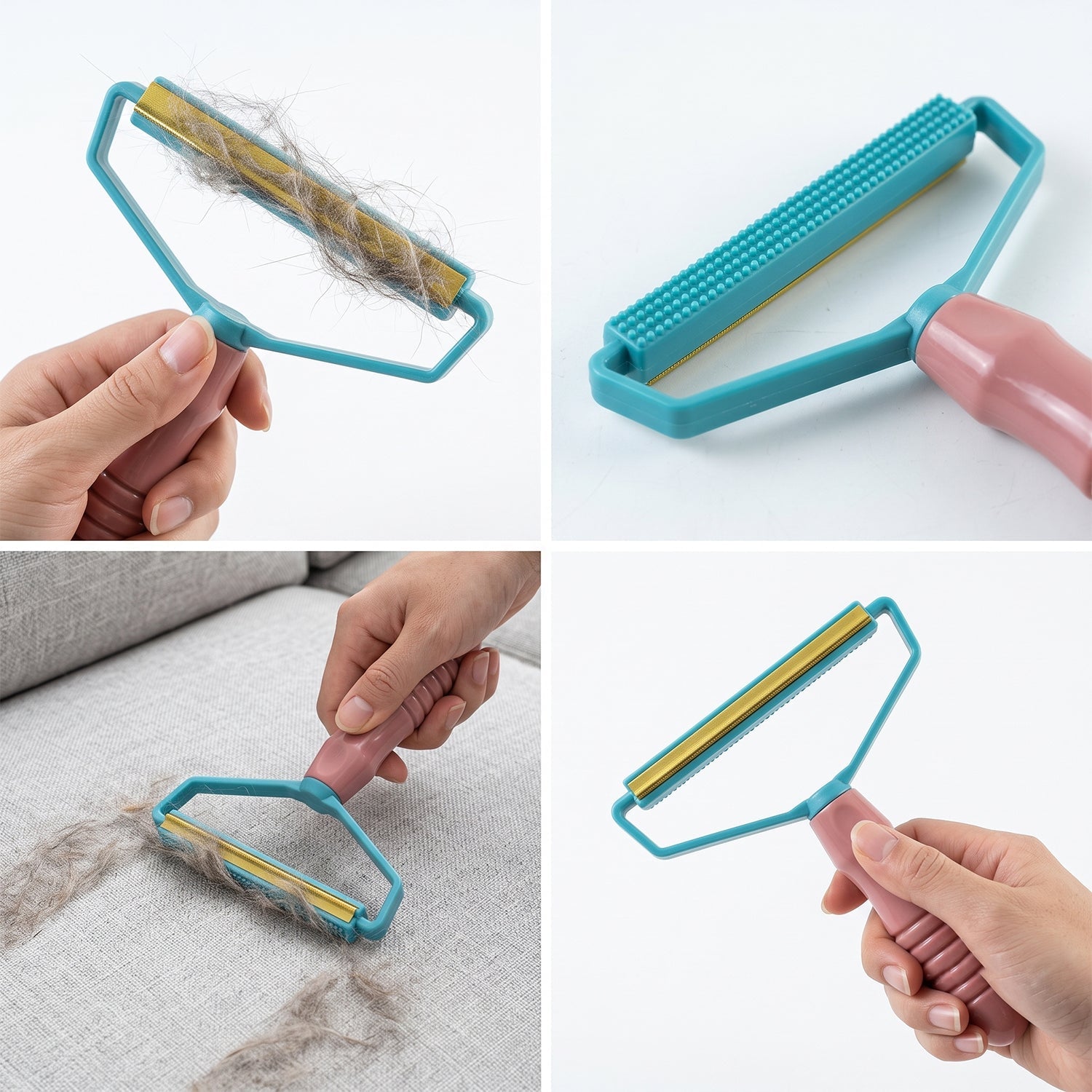 Reusable lint remover brush features and uses