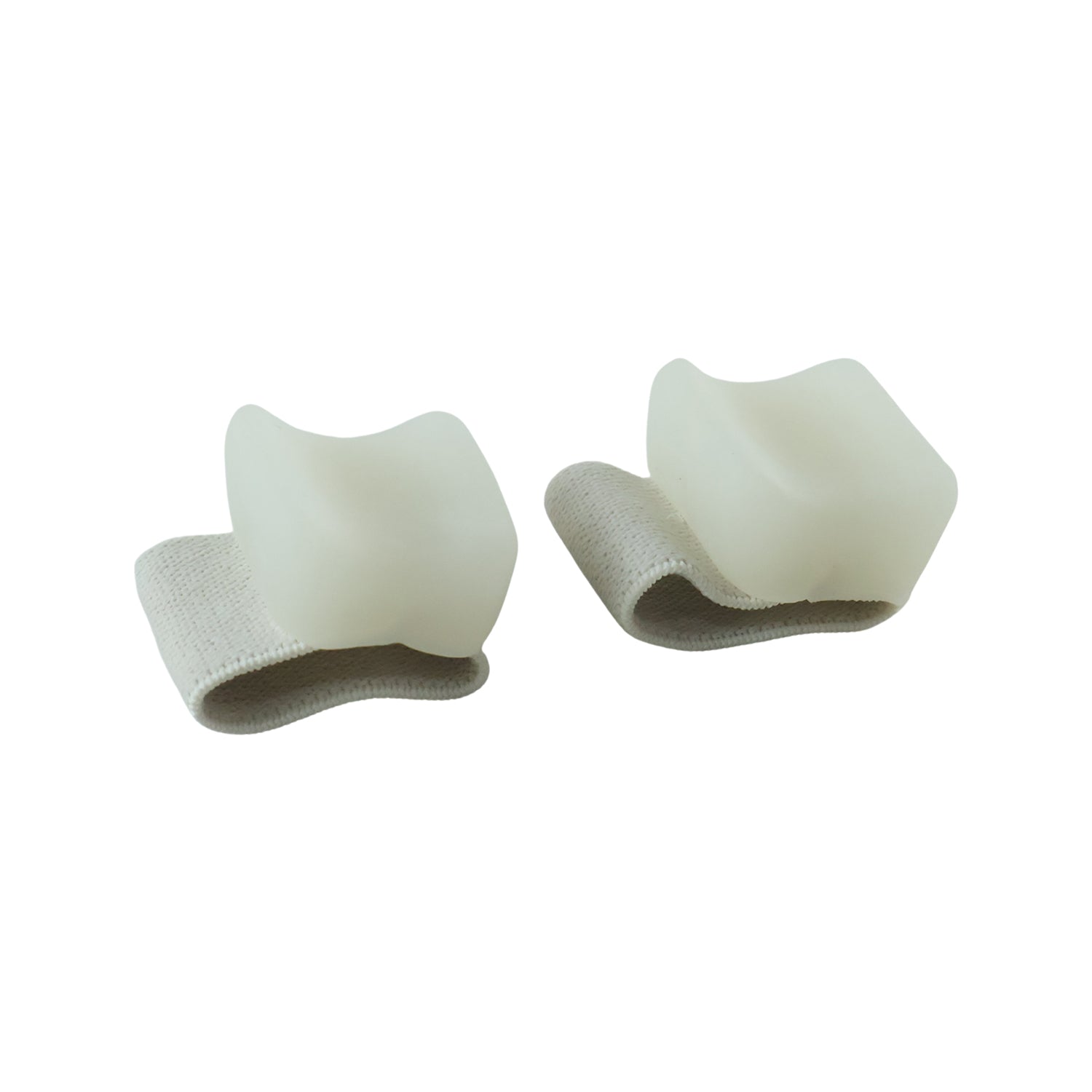 Toe spacer pair white background