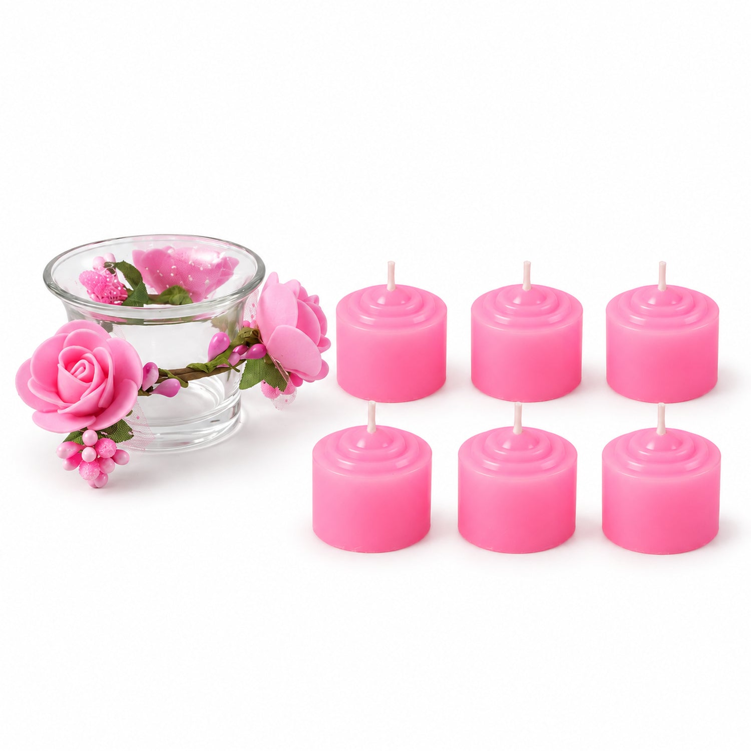 Rose Decor Candle Combo