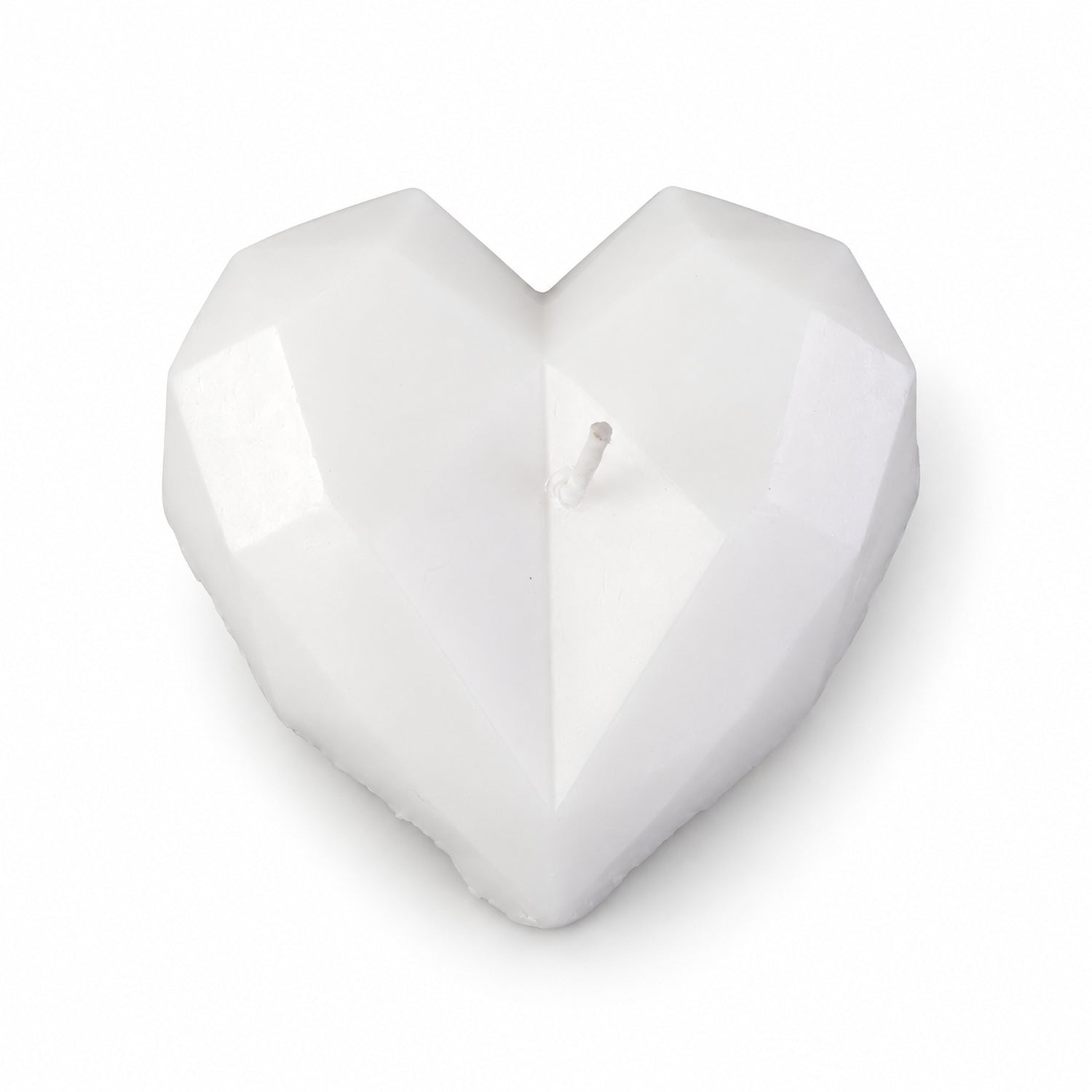 White Decorative Wax Heart