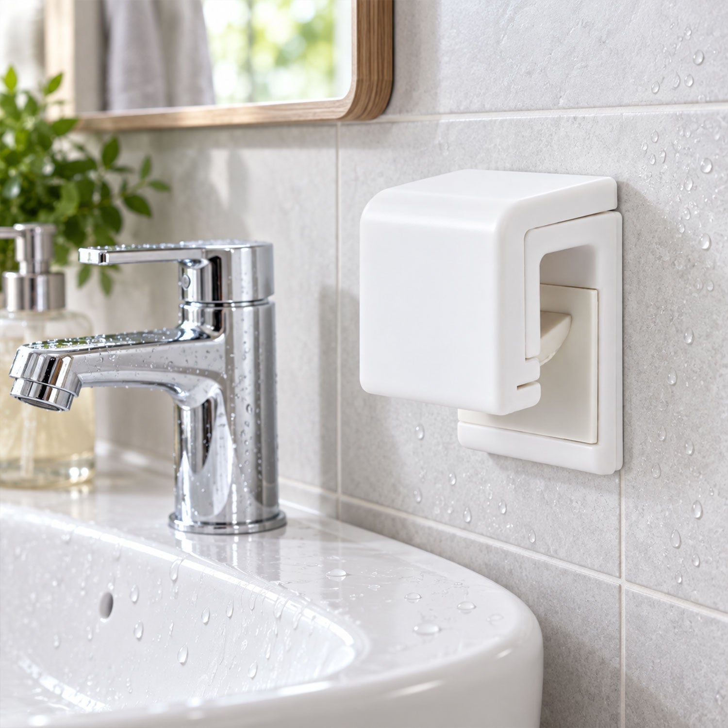 Push type towel holder kitchen home